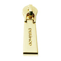 Gold Plated Purse Hardware Maker Customized Private Letter Engraving Metal Puller Slider Tags for Luggage