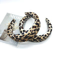 MIO Leopard Print Fabric Headband for Fashionable Girls Women Elastic Headbands Hair Decoration