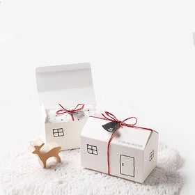 Push Out Sliding Luxury Custom Bread Shawl House Shaped Craft Round Paper Custom Gift Box