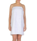Wholesale Customized Wearable 100% Cotton Terry Shower Bath Skirt Wrap Towel with Elastic Spa for Women Girl