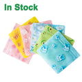 Pre Printed Various Design 3 Side Seal Flat Ziplock Square 10x10 13x13 Cute Plastic Small Little Mini Pouch Bag Packet