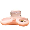 Non-Slip Double Dog Cat Food Bowl Feeding Two in One Large Capacity Pet Bow Automatic Pet Water Dispenser Cat Drinking Feeder