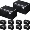 90L Moving Bags with Zippers&Handles Storage Totes Heavy Duty Storage Packing Bags Collapsible for Packing & Moving Storing