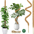 Factory Sale Set of Bendable Coco Coir Moss Poles Eco-Friendly Outdoor & Garden Climbing Plant Support for Monstera Flower Pots