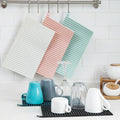 Silicone Square Dish Drying Mat Heat Resistant Draining Tableware Dishwaser Durable Cushion Pad Dinnerware Table Mat Placemat