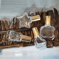 Special Geometric Design Screen Printed Clear Glass Roller Bottle 3ml 6ml 8ml 10ml Small Perfume & Essential Oil for Screw Cap