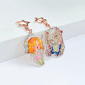 Free Sample Acrylic Charm Custom Hologram Promotional Gift. Acrylic Keychain