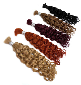 Vmae Raw Virgin Natural Color 27 99J 350 613 Extension Loose Deep Water Wave Curly for Salon No Weft Braiding Human Hair Bulk