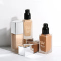 Liquid Foundation Full Coverage Matte Finish Waterproof Long Lasting Foundation Makeup Vegan Private Label OEM Wholesale
