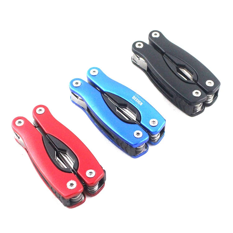 Personalized 12-in-1 Stainless Steel Multitool Needle Nose Pliers Pocket Knife Screwdriver Perfect Gift for Outdoor Camping