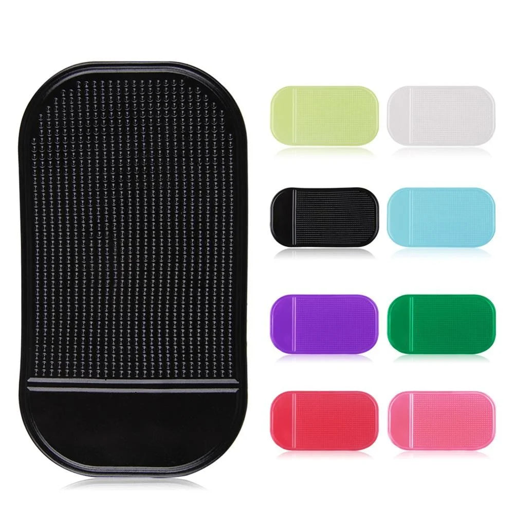 Washable Reusable PU Gel Dash Mat High Temperature Resistant Car Dashboard Sticky Pad Universal Car Interior Fix Pad