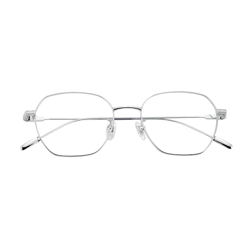 Brand Designer Titanium Unisex Optical Glasses Frame Myopia Business Eyeglasses Diamond Face Shape Classic Durable