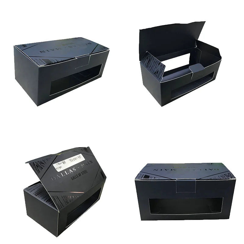 Customized Embossed Sponge Lined Eco-friendly Card Paper Box with Self Erecting Design for Household Products Retail Packaging