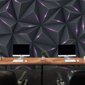 KTV background wallpaper 3D three-dimensional technology sense flash wall decoration mural