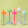 Logo Custom BPA FREE 740ml Tritan Plastic Sippy Cup Absorbable Pearl Water Bottle with Lid and Straw