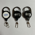 Custom Logo Retractable Quick Release Spring Clip Fly Fishing Zinger Fishing Net Zinger