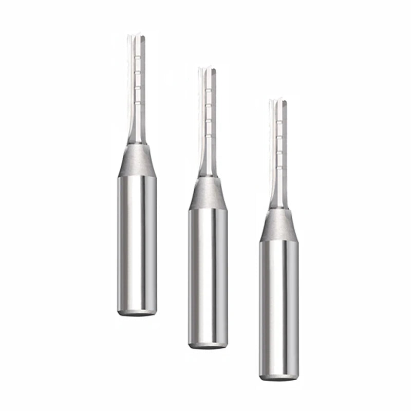 Tiain Coated TCT Router Bit 12.7mm Carbide Straight Router Bits Wood Slotted Blade CNC Router MDF Milling Cutter