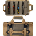 New Design Polyester Roll-Up Tool Bag with 6 Pockets Easy Carry Hanging Foldable Organizer for Small Tools