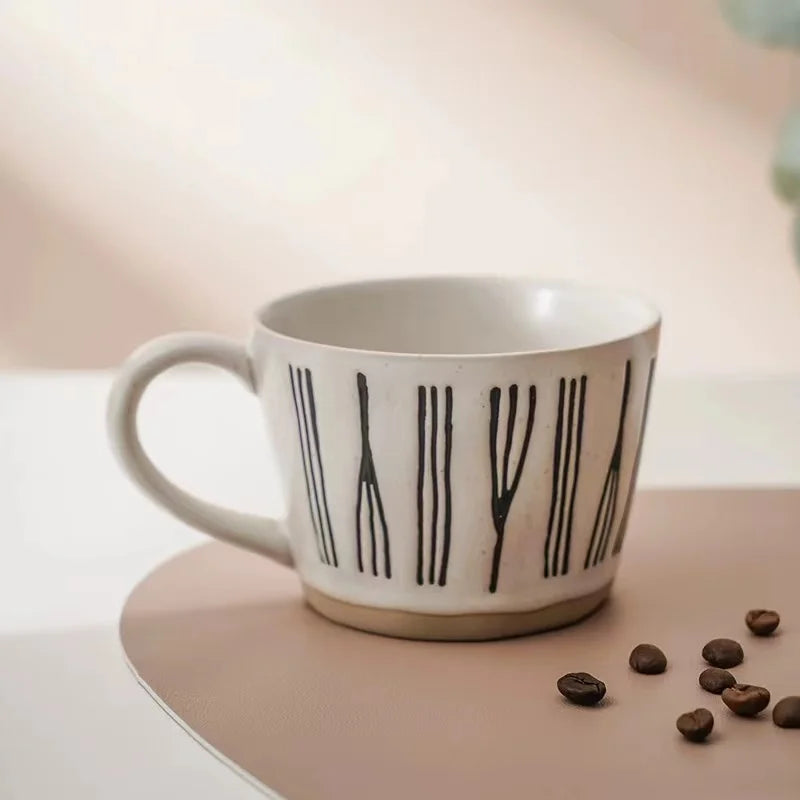 Nordic ceramic hand-painted Mug Coarse pottery coffee cup