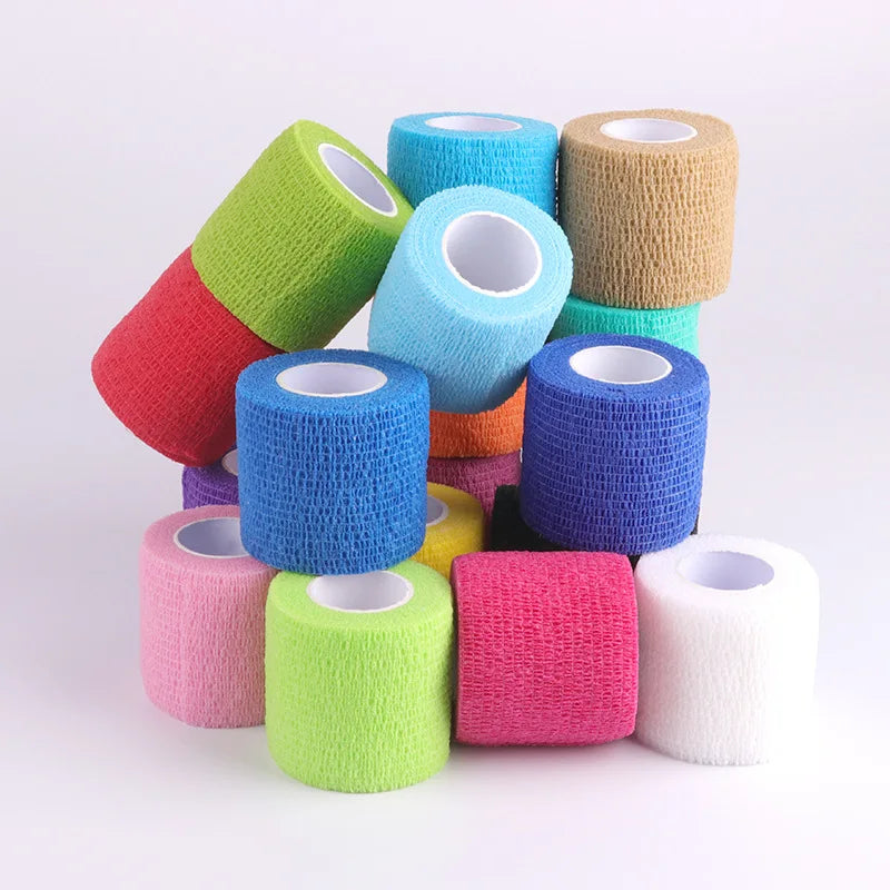 2026 Neoprene Hand Guard Sports Tape Cotton Light Rip Tear EAB Sweat Proof Weight Lifting Hook Grip Elastic Adhesive Bandage MegaBDM