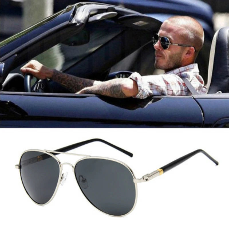 MN209 China Professional Sunglasses Manufacture Mens Polarized Aviation Pilot Sunglass Best Seller Fashionable Black Sunglasses
