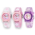 Children's Sport Pe21 Movement Japanese Brand Analog Watch Kids Fashion Cartoon Style PVC Strap PC Case Buckle Clasp Shock