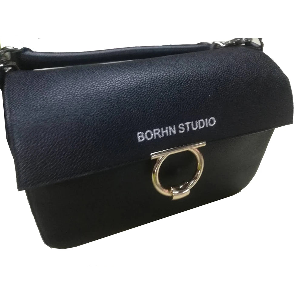 Customizable Ladies Casual Alligator Pattern Genuine Leather Handbag Linen Lining Open Closure Rivet Perfect Shoulder Bag Logo