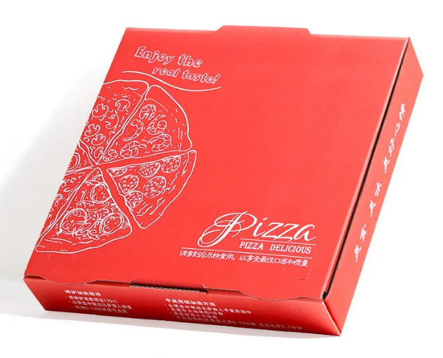Wholesale Custom Logo Printing Colorful Corrugated Pizza Packing Paper Carton Box