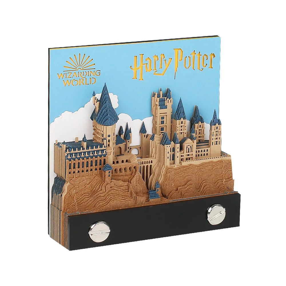 Custom Sticky Notes Hary Potter Hogwarts Castle 3D Memo Note Pad Souvenirs Gift