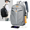 Customized Lightweight Waterproof Oxford Anti-Theft Travel Backpack Men's Women's Business Laptop Bag USB Zipper Polyester