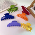 The Latest Fashion Design Korean Hair Clip Acetate Custom Design Solid Color Plain Large Big Jumbo 10cm Hair Claw