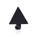 Hook CUSTOM Design Black Towel Hook Bathroom Wall Mounted Stainless Steel Triangular Adhesive Hooks