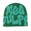Unisex All-Over Print Jacquard Winter Hat Wholesale Low MOQ Beanies with Letter Pattern for Men and Women