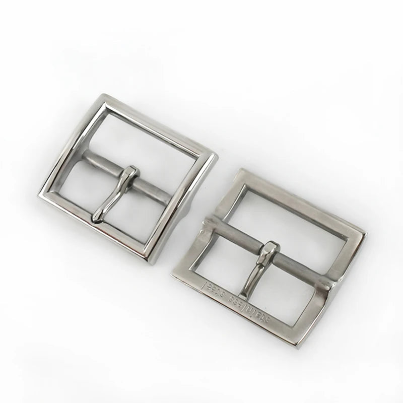 Meetee YK119 40mm Stainless Steel Belt Buckle High Quality Clasp Pin Buckle Men's Waistband Decoration Buckle Accessories