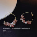 925 Silver Needle Plated 14K Real Gold Handmade Earrings with Natural Freshwater Pearl and Bow Zircon Trendy Style for Women