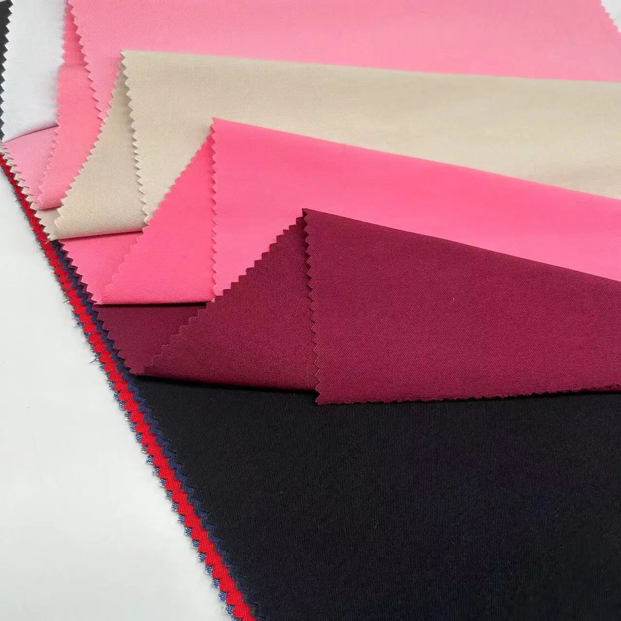 NR SPANDEX Rayon/Viscose Woven NR BENGALINE Spandex Fabric Breathable Stretch Plain Sportswear and Dress Fabric