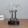 Cheap Newton Pendulum Perpetual Motion Machine Swing USB & Battery Revolving Electronic Balance Physics Office Desktop Decor