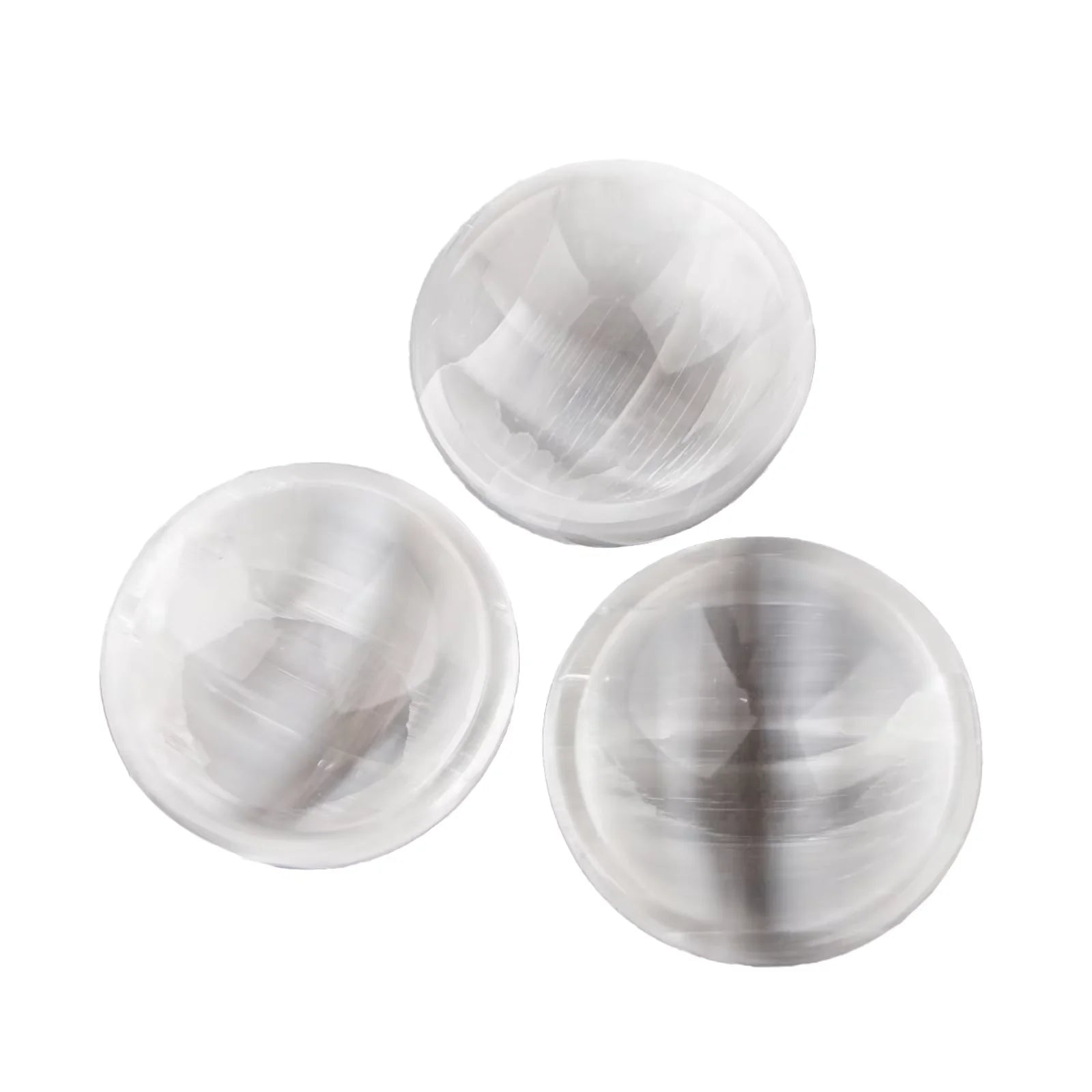 Crystal Crafts 2026 Cheap Price Selenite Aura Moon Bowl Natural