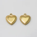 2025 Cute Love Charms Stainless Steel Heart-Shaped Pendant DIY Accessories Necklace Accessory