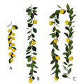 R494 MSH Hot Sale Lemon Artificial Vines Artificial Lemon Garlands Decorative Greenery Garlands