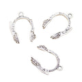 Charms Earphone Headphones Headset 25x18mm Handmade Making FitVintage Tibetan Silver Color PendantsDIY for Bracelet Necklace