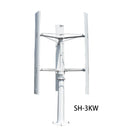 SMARAAD SH-3000 Vertical Axis Wind Turbine Generator MPPT Controller Aluminium Alloy Blades Vertical Wind Generator 3KW