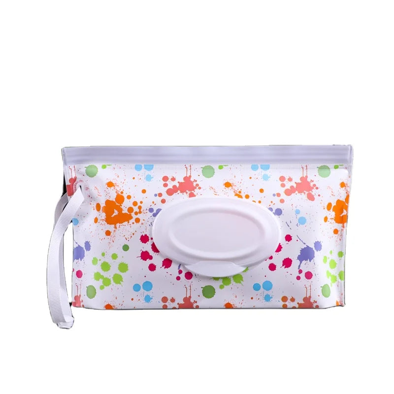 Manufacturer wholesale wet wipes bag EVA environmentally friendly mask bag travel storage waterproof moisture-proof portable