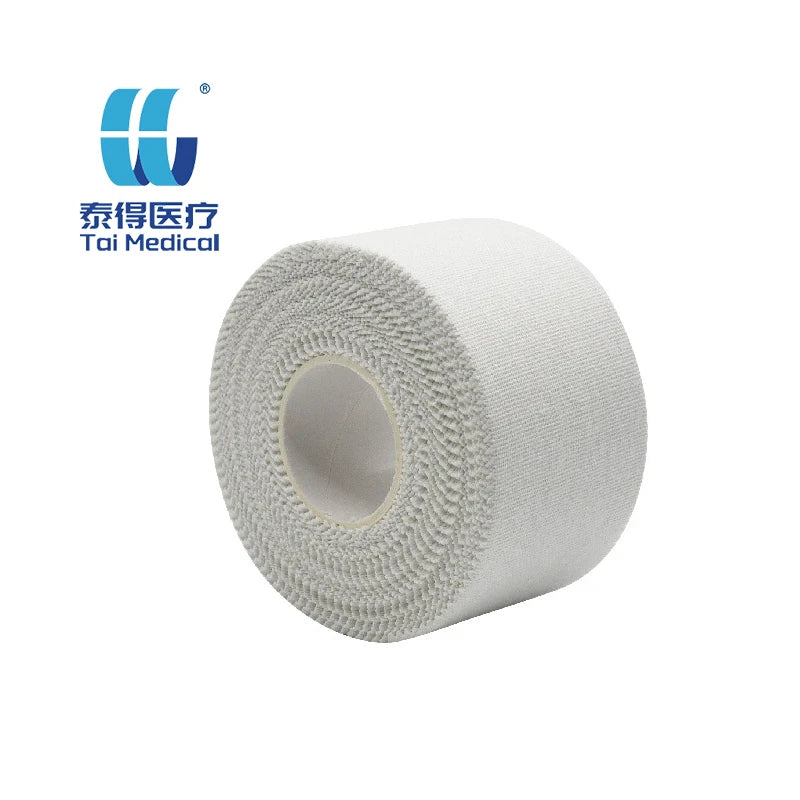 3.8cmx13.7m Non-elastic Unisex Foot Bandage White Sports Tape Basketball Football Ankle Fixation Knee Wrist Braces Custom Print