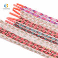 Ethnic Style Fashionable Double Sided Decorative Polyester Jacquard Custom Color Personalized Thick Elastic 6mm Flat Width Shoe