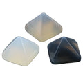 2026 Wholesale Energy Crystal Pyramid Aura Chakra Healing Natural Grey Agate Pyramid