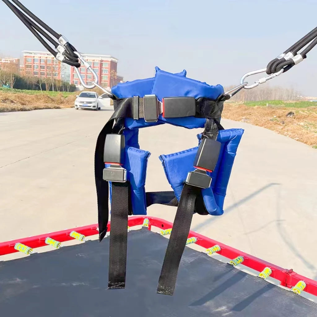 Outdoor Commercial Children's Trampoline Safety Harness Bungee Jumping Harness Widened and Thickened Trampoline Accessories