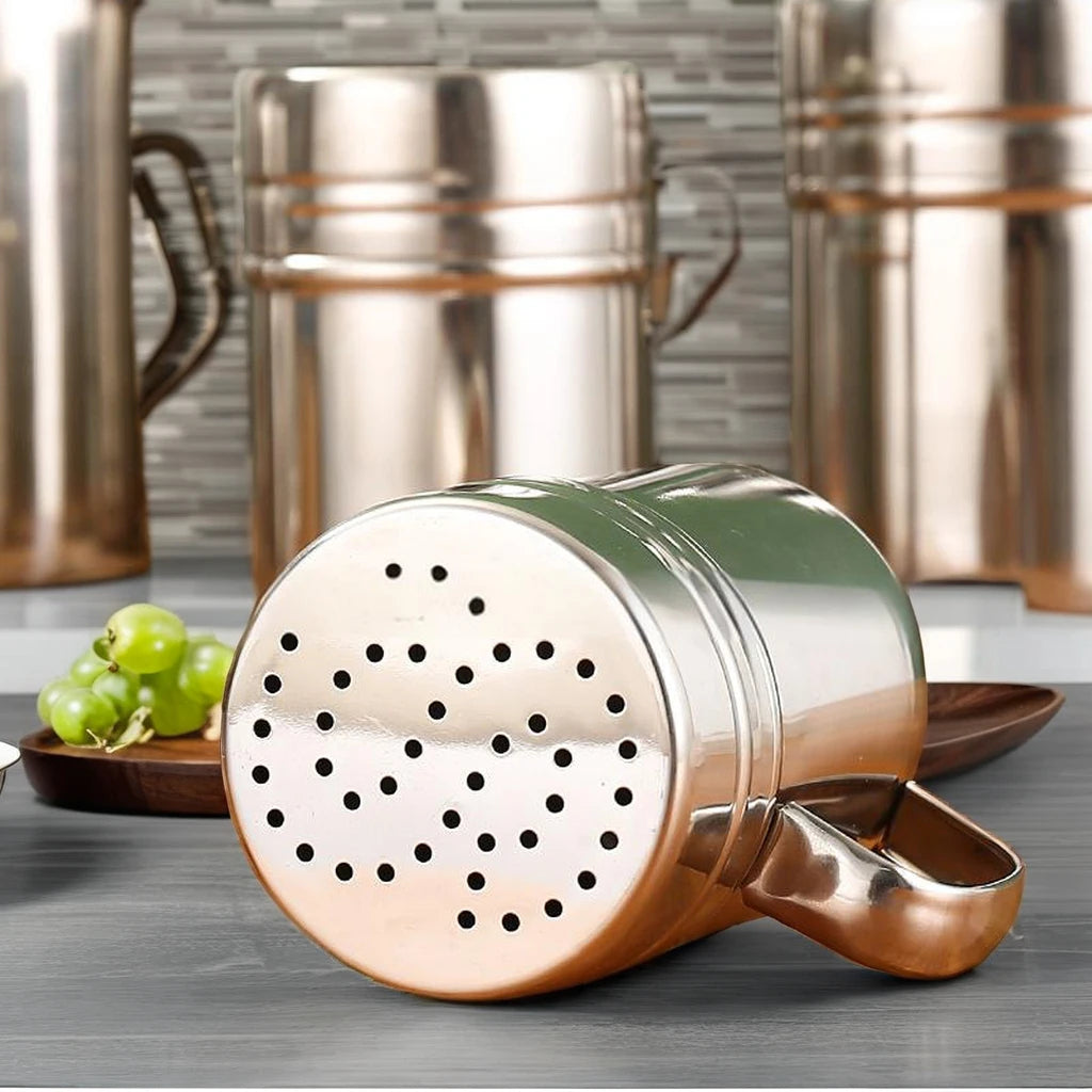 Wholesale Eco-Friendly American Style Silver Stainless Steel Multi-functional Microwave Safe Salt Spice Shaker Powder Sugar