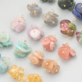 MD12 4pcs/lot 18K Gold Plated Copper Wholesale DIY Pendants Jewelry Findings Handmade Natural Stone Charms  for Jewelry Making