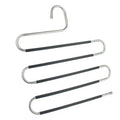 Factory Wholesale Multifunctional Clothes Hanger Market Durable Wardrobe Metal Save Space Metal Clothes Hanger